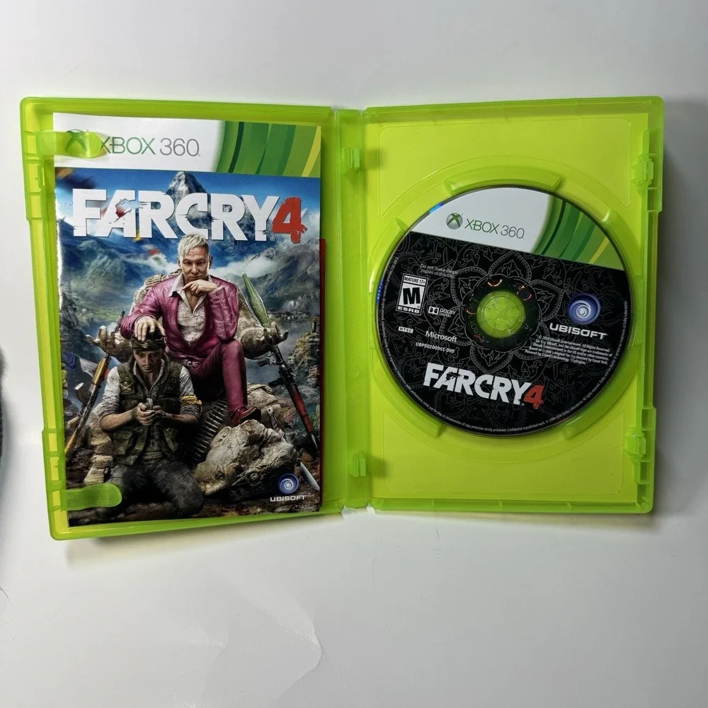 Far Cry 3 & 4 Bundle (Microsoft Xbox 360, 2012) Tested Working